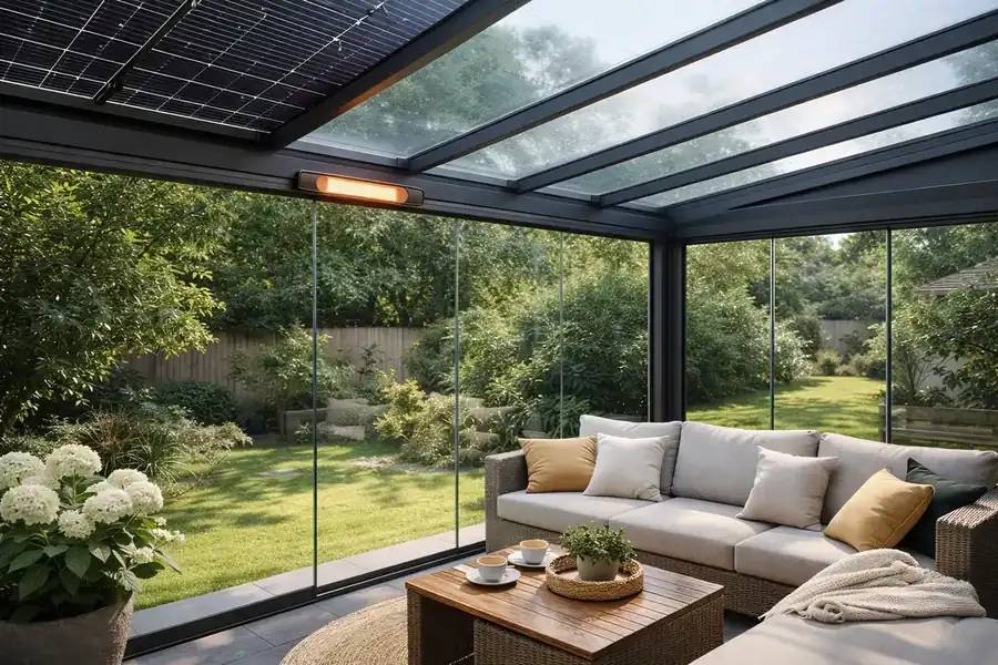 Energie besparen onder je terrasoverkapping: duurzaam genieten