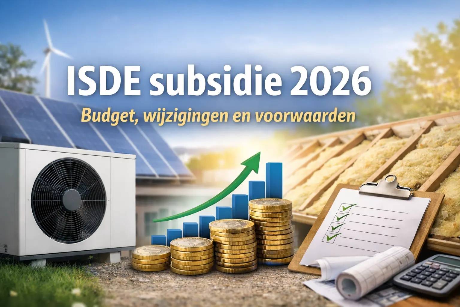 ISDE subsidie 2026 – Budget, wijzigingen en voorwaarden