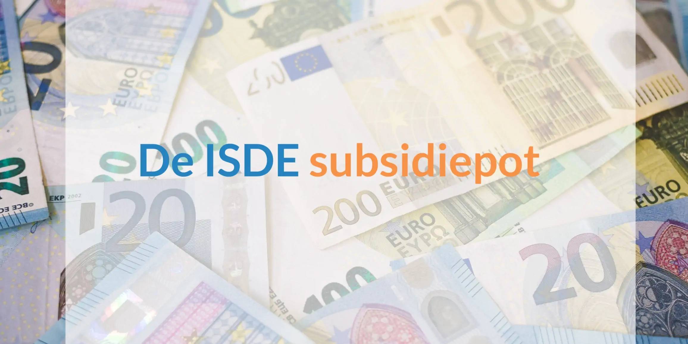 ISDE subsidiepot 2023