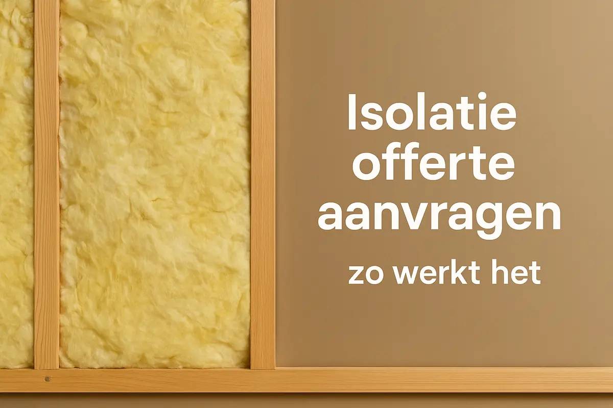 Isolatie offerte aanvragen zo pak je het slim aan