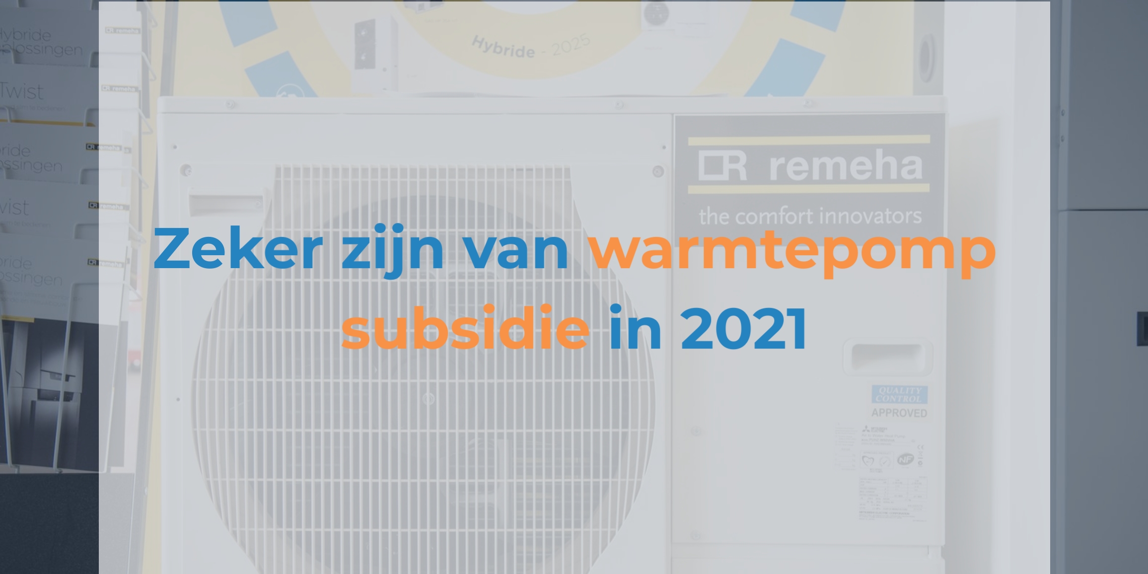 Warmtepomp subsidie 2021