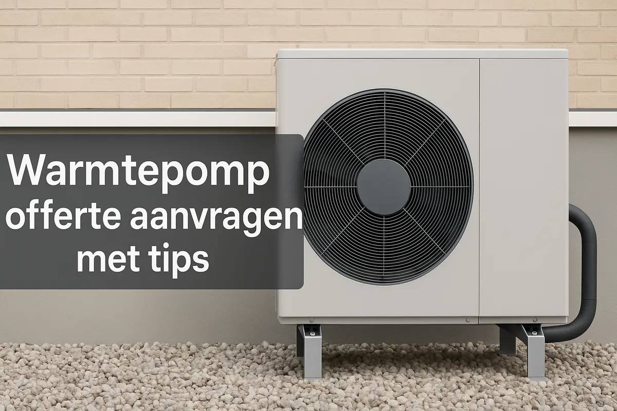 Warmtepomp offerte aanvragen zo pak je het slim aan